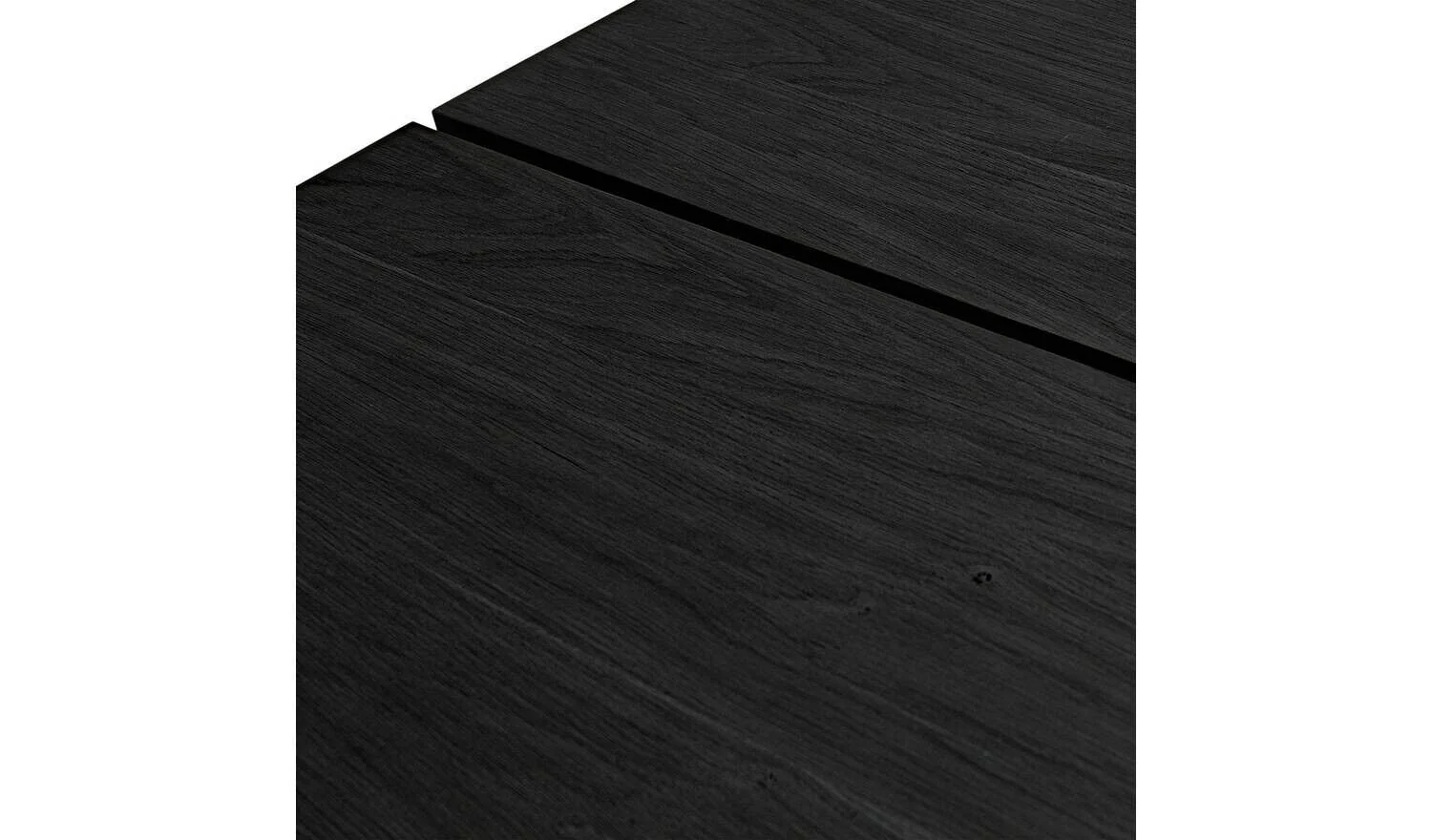 Nel Wood 4 Seater Dining Table Black Stylish and Durable Dining Room Decor - Image 9