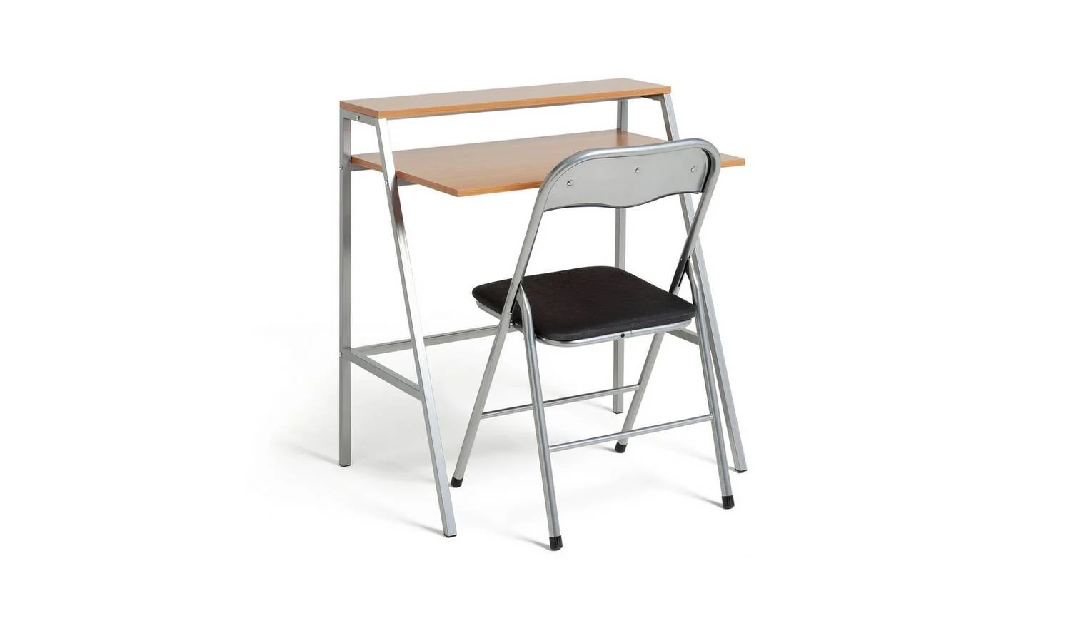 Office Desk and Chair Set Black Modern Home Office Furniture Workspace