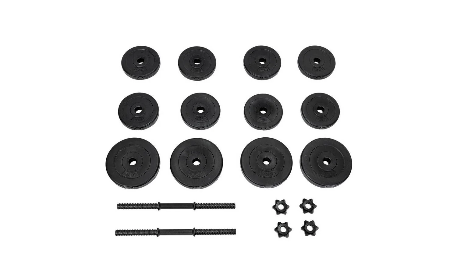 Opti Vinyl Dumbbell Set 20kg Home Gym Weight Lifting Fitness Training - Image 7