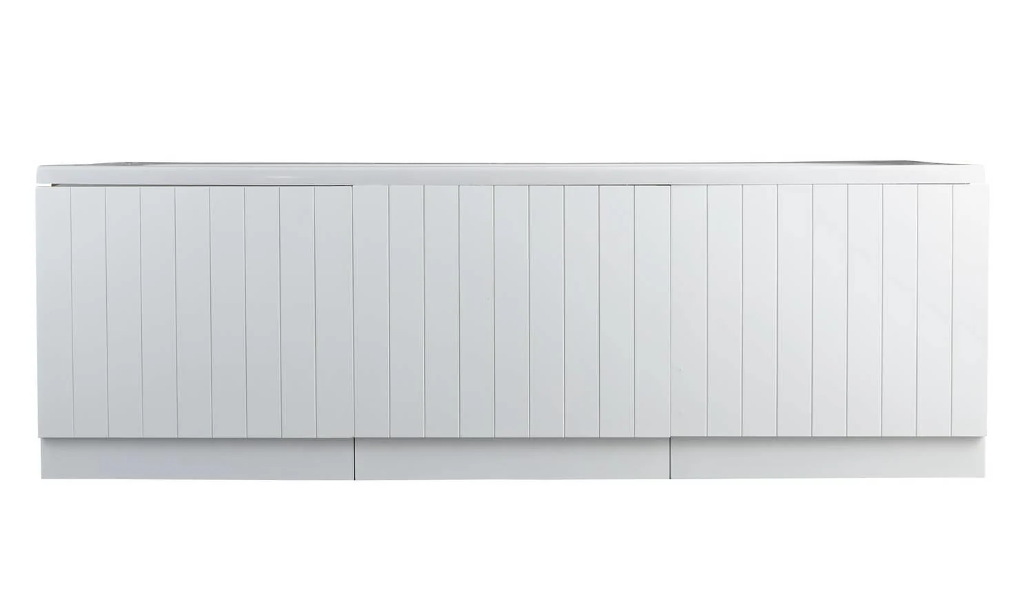 PJH Tongue and Groove Bath Panel White Bathroom Cladding Furniture