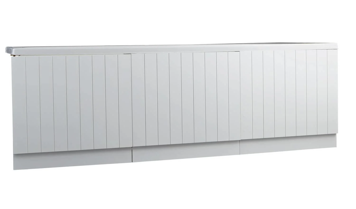 PJH Tongue and Groove Bath Panel White Bathroom Cladding Furniture - Image 3