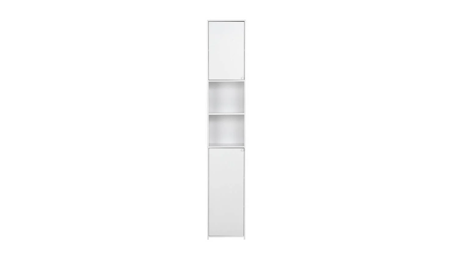 Prime Tallboy White Storage Organiser Bathroom Furniture - Image 3