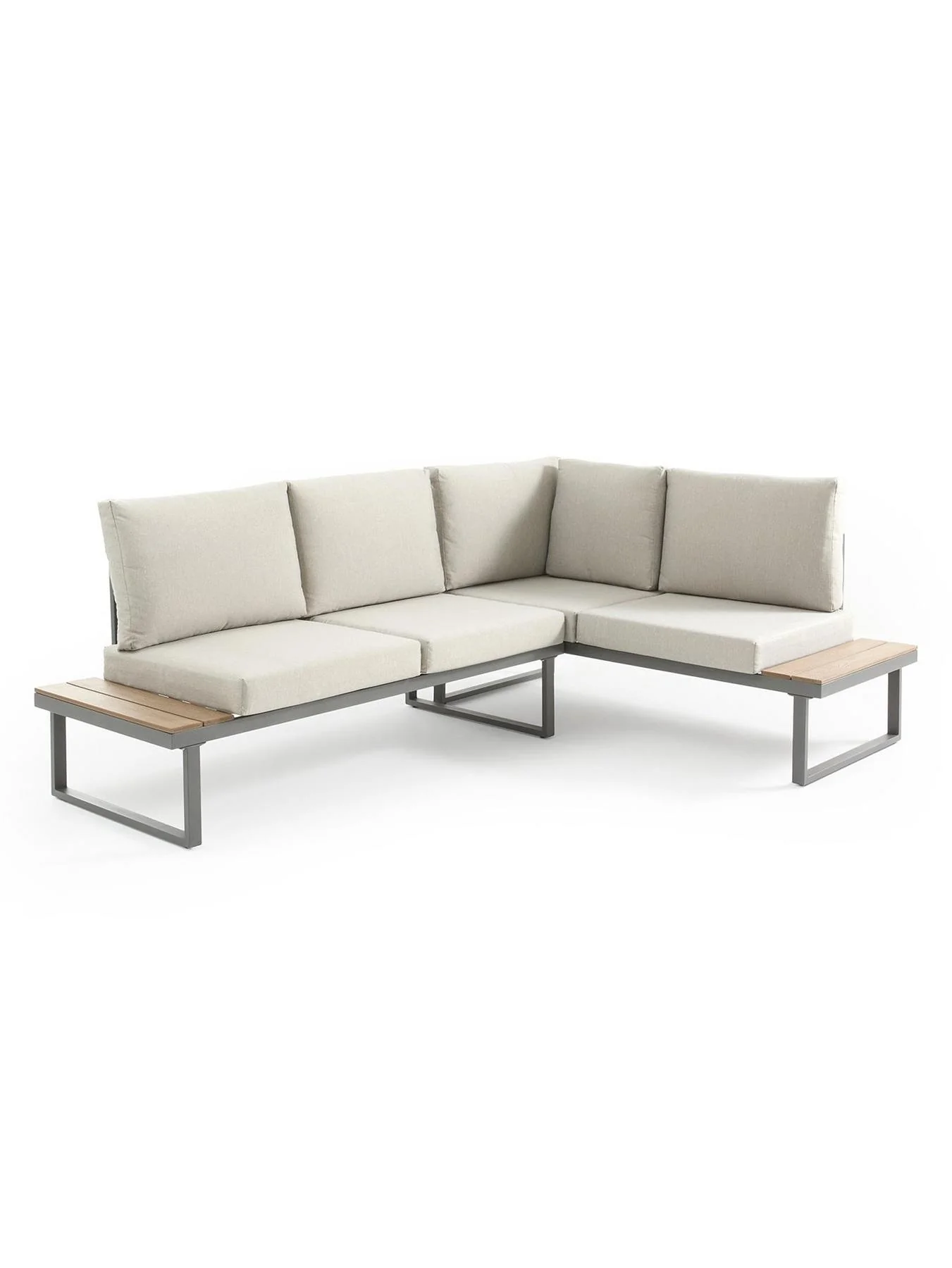Roma Corner Set with Rising Table Garden Patio Furniture UK - Image 3