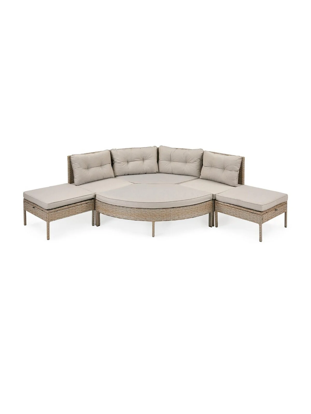 Sahara 8-Piece Multi Position Corner Set Outdoor Garden & Patio Furniture - Image 5