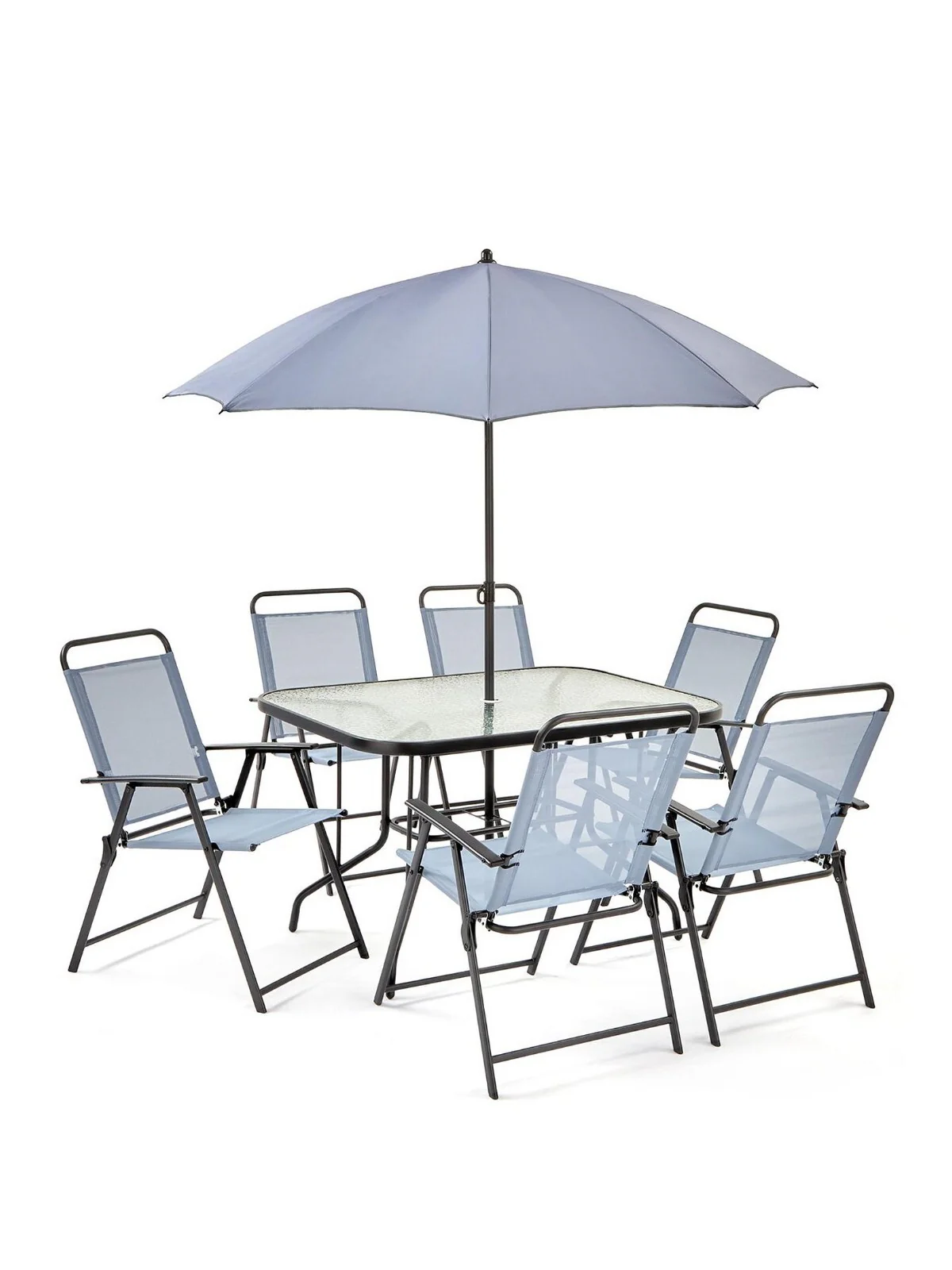 Santa Cruz 8-Piece Dining Set Stylish and Functional Outdoor Dining Furniture - Image 2