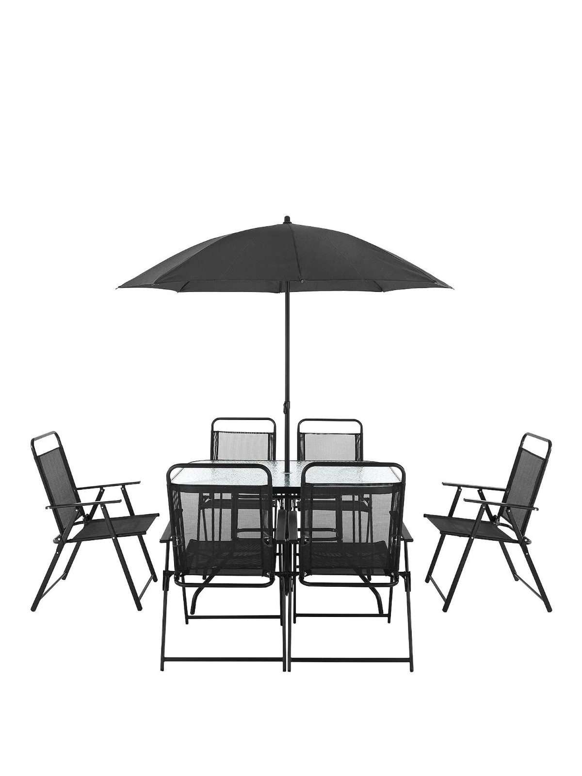 Santa Cruz 8-Piece Furniture Set Outdoor Seating Solution RELAXING VIBES - Image 2