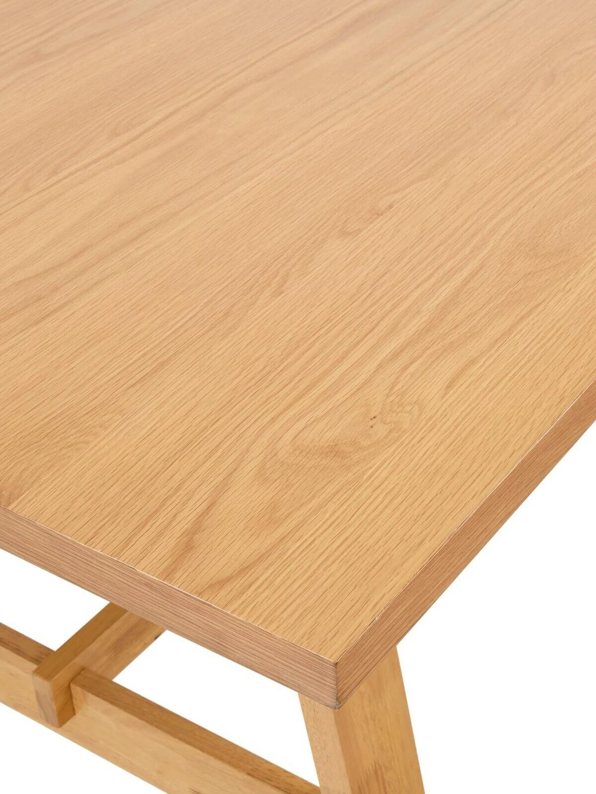 Scottsdale 180 cm Dining Table and 4 Chairs Light Oak Modern Kitchen Set - Image 4
