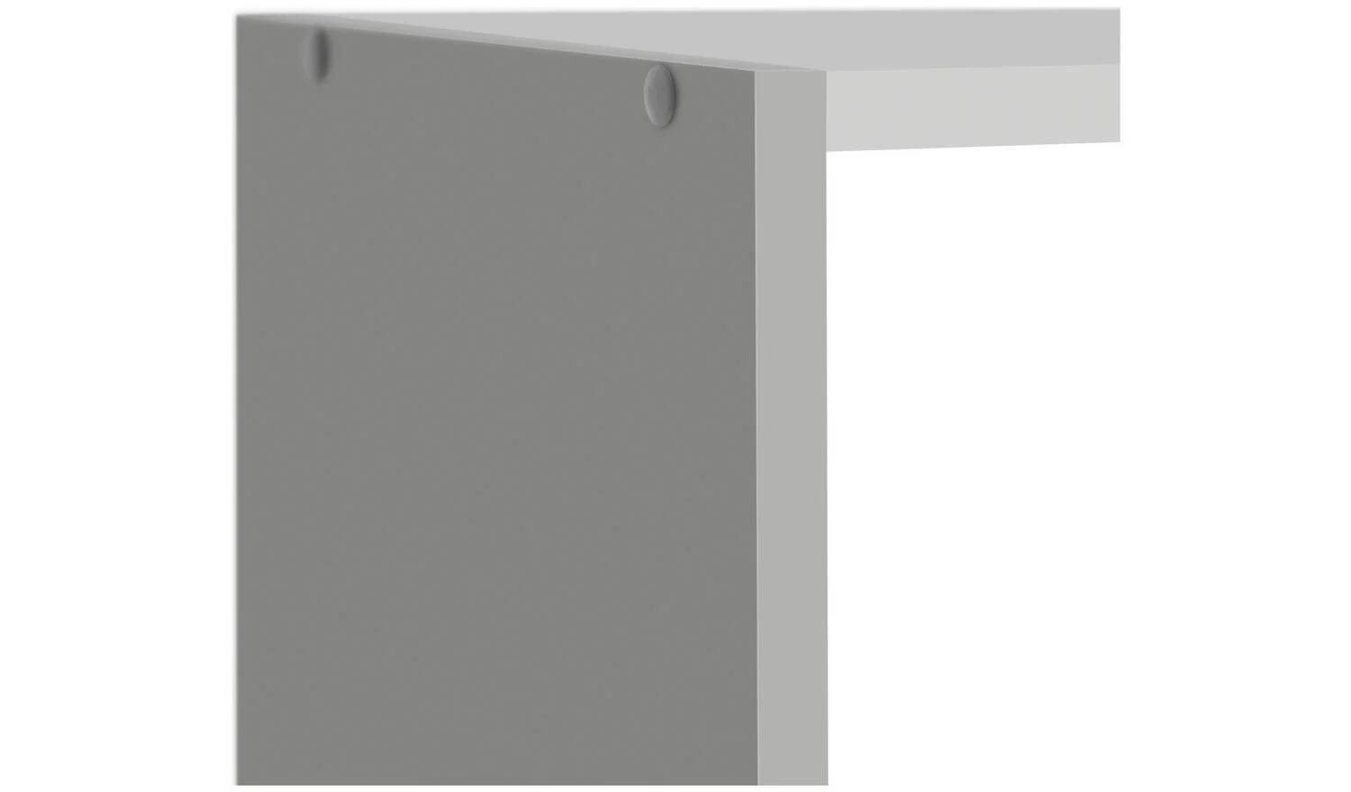 Squares 6 Cube Storage Unit Grey Modular Organiser Shelf Furniture Modern - Image 4