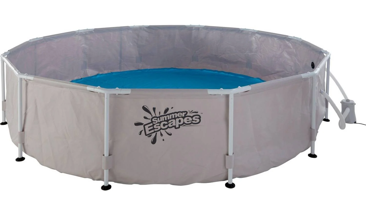 Summer Waves 12ft Round Frame Family Pool 6056L Easy Setup Durable - Image 3