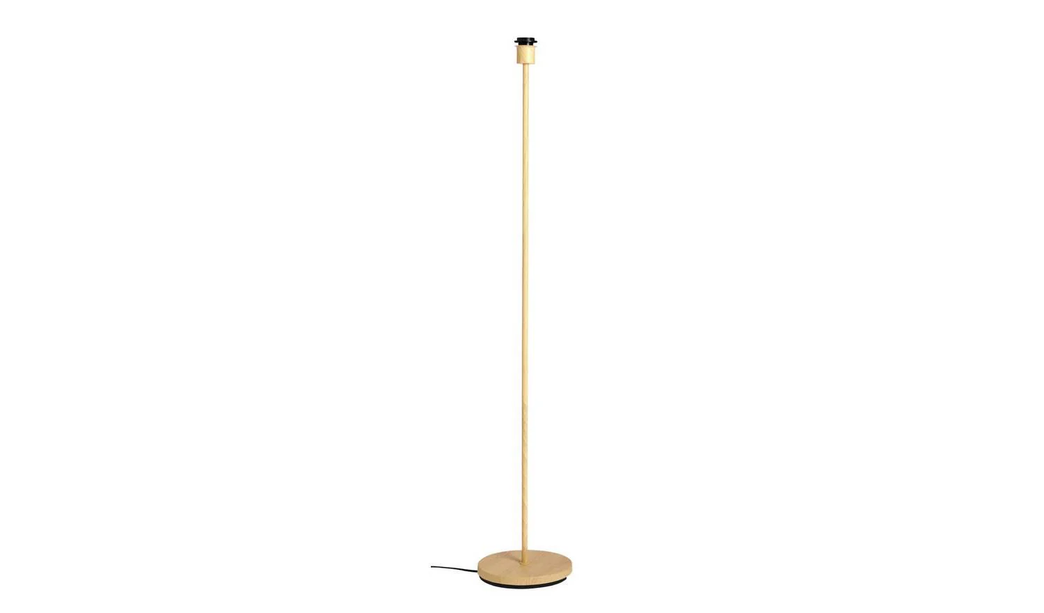 Tisa Base Only Floor Lamp Natural Modern Reading Light Wooden Tripod