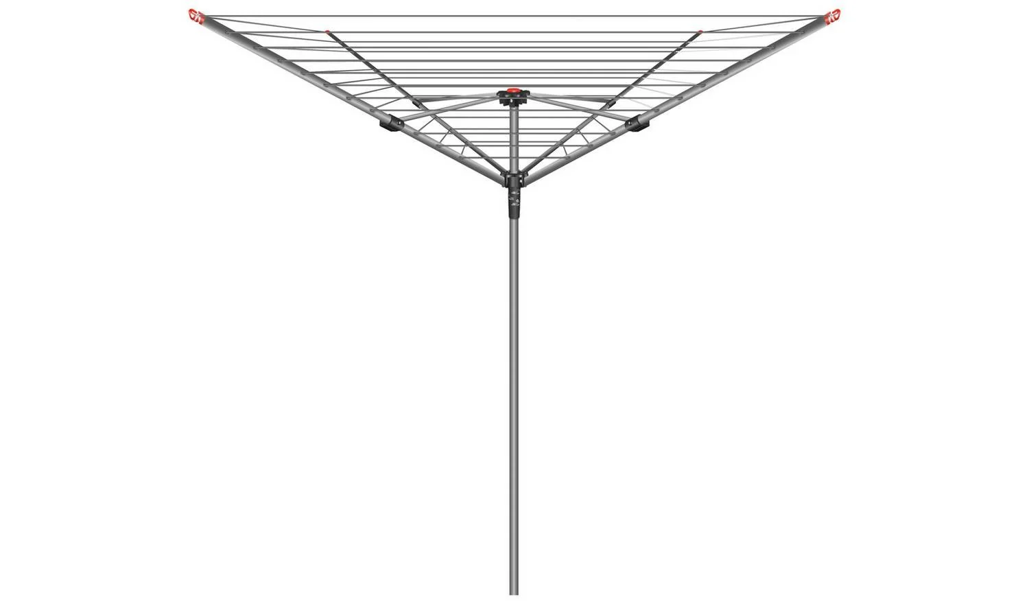 Vileda 50m 4 Arm Rotary Outdoor Washing Line Garden Dryer Heavy Duty