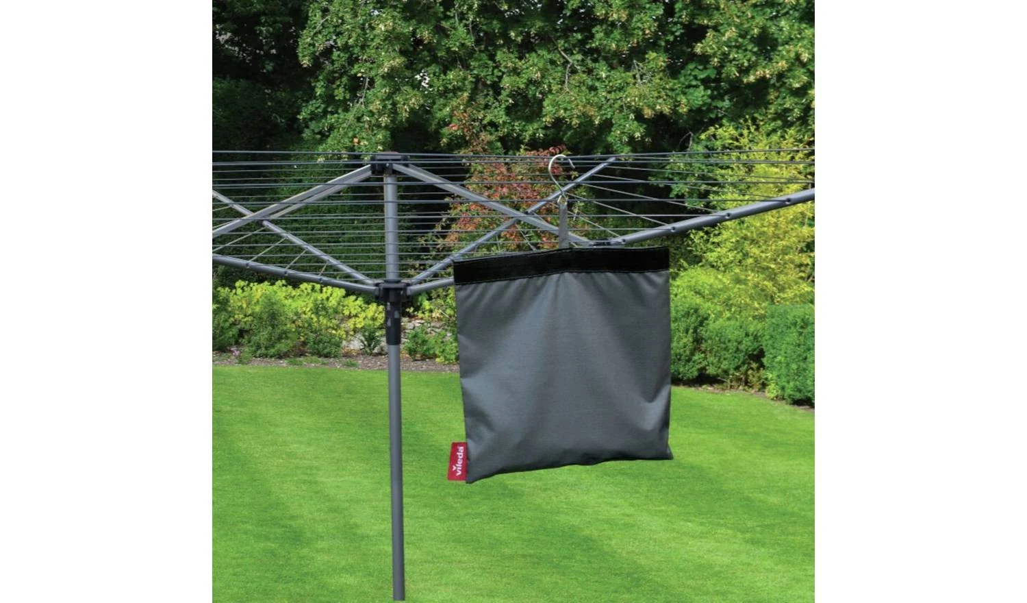 Vileda 50m 4 Arm Rotary Outdoor Washing Line Garden Dryer Heavy Duty - Image 5