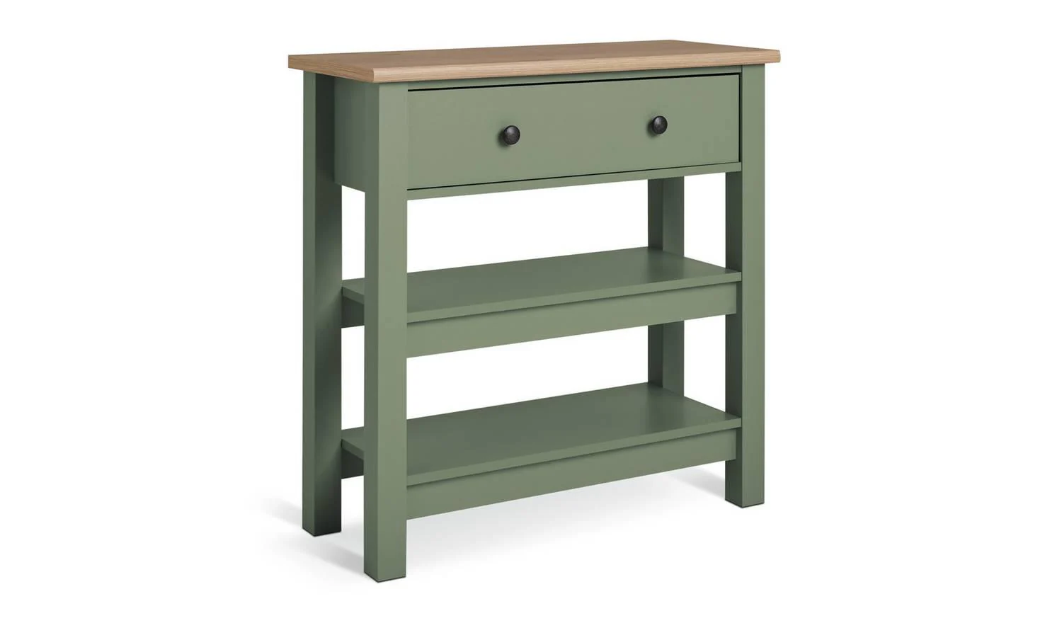 Winchester 1 Drawer Console Table Green For Living Room Bedroom UK
