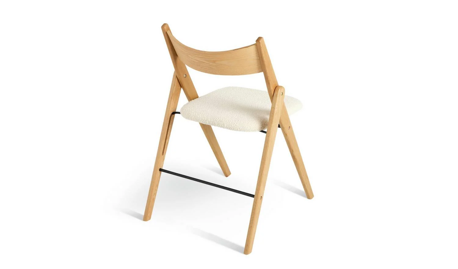 Zepher Fabric Dining Chair Light Wood Kitchen Furniture UK - Image 5